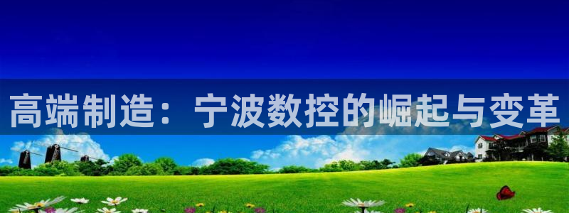 天辰娱乐白屏:高端制造:宁波数控的崛起与变革
